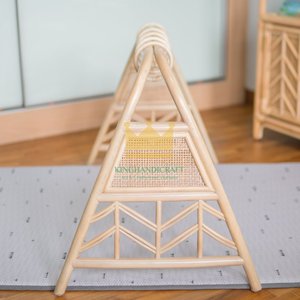 ของเล่นเด็กกรอบออกกำลังกายแบบดั้งเดิมของเวียดนามของเล่นกีฬาพร้อมอุปกรณ์เสริมหวายพับได้ยิมกิจกรรมสำหรับเด็กผู้ชาย - Product Image 3