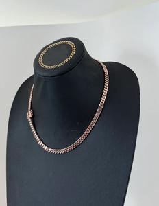 Chaîne à maillons cubains 6MM VVS1 Moissanite avec or blanc 14 carats fini en argent sterling 925, le testeur de diamant - Product Image 2