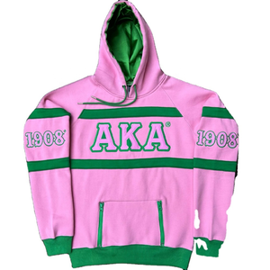 Sudadera con capucha unisex para otoño, color rosa, 100% algodón tejido, logotipo universitario, fraternidad, anticontracción, de talla grande, transpirable, respetuoso con el medio ambiente - Product Image 1