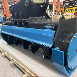 Hoogwaardige, zware mobiele bosmaaier/houtversnipperaar op rupsbanden, diesel aangedreven, voor landbouwgebruik, met hoogpresterende motor. - Product Image 3