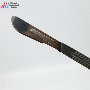 มีดผ่าตัดเหล็กคาร์บอนมีด้ามจับ | มีดผ่าตัดทางการแพทย์สำหรับการผ่าตัดแกะสลัก DIY โรงเรียนและเครื่องใช้สำนักงาน - Product Image 3