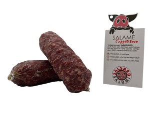 traditional sardinian cured pork smoked small salami for sale