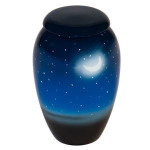 Juego de 3 urnas de cremación de aluminio con forma redonda de calidad superior de diferentes tamaños urnas humanas - Product Image 5