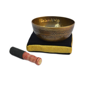 ขันร้องเพลงดีไซน์ใหม่ ขัดเงา ตกแต่งด้วยโลหะทองเหลือง ดีไซน์ขันร้องเพลงสีทอง ขันร้องเพลงทิเบตคุณภาพพรีเมียม - Product Image 5