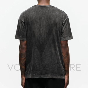 Camiseta holgada de moda con lavado ácido para mujer, camiseta de gran tamaño de manga corta de algodón 100% transpirable para mujer, hecha en Pakistán - Product Image 2