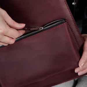 Full Grain Genuine <b>Leather</b> Durable Portable <b>Laptop</b> <b>Sleeve</b> Handmade for Professionals Travel and Study Use GLS-0277 - Product Image 6