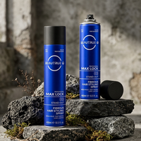 Spray coiffant pour cheveux fibreux, marque privée OEM, pour hommes, tenue forte, séchage rapide, tenue longue durée, spray fixateur pour cheveux, salon