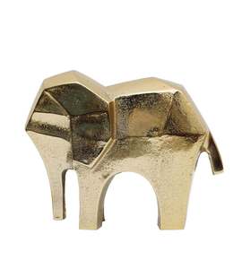 Sculpture d'éléphant en métal pour la décoration de la maison, décoration de table moderne, hôtel de luxe, restaurant, fabrication en Inde, vente en gros - Product Image 4