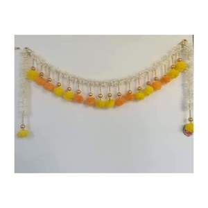 ผ้าพันคออินเดียทำด้วยมือที่สง่างามการตกแต่งแบบดั้งเดิมที่สมบูรณ์แบบสำหรับดิวาลีงานแต่งงานและห้องพูจาที่มีการปักที่มีชีวิตชีวา - Product Image 1