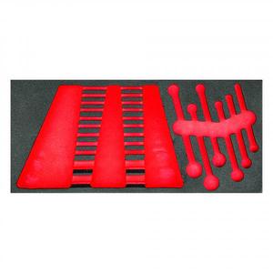 Usag Bi-Color Foam Module for <b>Tool</b> <b>Storage</b> Empty Combination Wrench Holder - Product Image 1