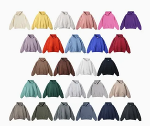 Venta al por mayor de gran tamaño Vintage ácido lavado Sudadera con capucha en blanco liso Color sólido Hip Hop sudadera para hombres y mujeres personalizado - Product Image 2