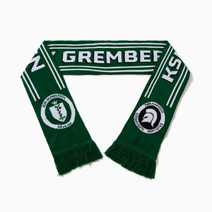 Écharpe d'hiver en tricot jacquard acrylique polyester impression par sublimation pour fans de football - Product Image 4