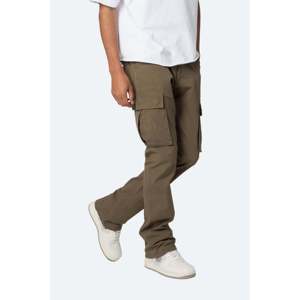 กางเกงคาร์โก้ทรงบูทคัท ผ้าฝ้าย 100% วินเทจวอช ทรงบี ผ้าทวิลล์ฟอก - Product Image 6