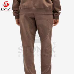 High Quality Cotton Fleece Flare Sweatpants for Men Custom OEM Printed Streetwear with Elastic Waist Closure for Winter - Product Image 2
