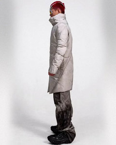 Cyberpunk Style Multi-Pocket Men's Punk Hooded Streetwear Custom Logo Black <b>Techwear</b> Waterproof Breathable Windbreaker <b>Jacket</b> - Product Image 5