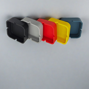 Modern Square Rolling Tray Ashtray High-Temperature Resistant Multiple Convenient Slots for <b>Lighters</b> for Smoking Plastic - Product Image 4