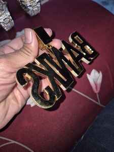 Personalizado de los hombres 3D brillante Buss joyería VVS Moissanite Pass Diamond Tester Iced out Plated 3D bola colgante encanto - Product Image 3