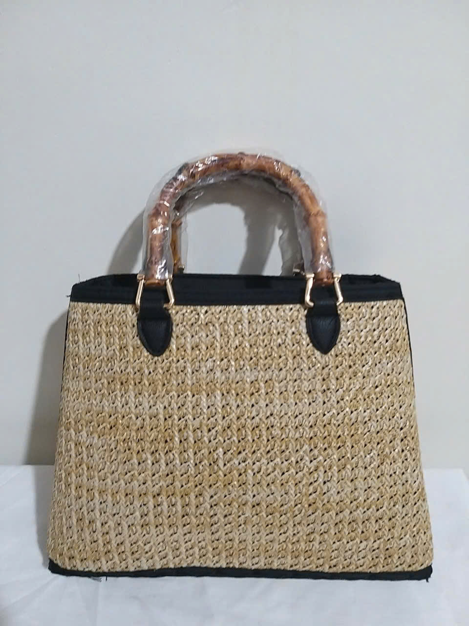 Fabrik Grohandel Bambus Griff Handtaschen Junge Dame Gewebte Taschen Luxus  Kleine Geldbrsen Bambus Handtasche Summer Beach Einkaufstasche| Alibaba.com