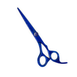 Ciseaux de salon de coiffure de qualité supérieure avec repose-doigt fixable et ciseaux de salon de beauté en acier en métal à vis réglable - Product Image 1