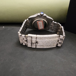 Relojes de Diamantes de Moissanita de Acero Inoxidable DOPE JEWELLS Premium, Movimiento Japonés ETA, Diámetro de Caja de 41 mm, Diseño de Lujo y Moda - Product Image 5