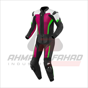 Costume de moto en cuir véritable professionnel de haute qualité en cuir une pièce Design personnalisé et Logo combinaison de course de moto - Product Image 1