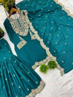 Femmes fête de mariage lourd brodé style pakistanais Salwar Kameez costume ensemble robe ethnique disponible au meilleur prix de gros