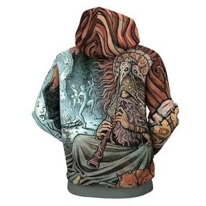 Sweat à capuche personnalisé pour homme, streetwear, logo OEM, sweat à capuche personnalisé pour homme et femme, vente en gros, coton lourd de haute qualité, blanc, 2026 - Product Image 2