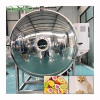Pabrik Pengering Beku Komersial Model Kustom dengan Harga Terjangkau untuk Stroberi, Durian, Nangka, Okra, Sayuran, Buah Melon