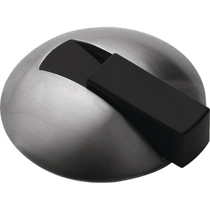 Butoir de porte en acier inoxydable XA mat à fixation par cheville HEWI 625 XA, butoir de sol anti-courant d'air 85 mm, hauteur 22,5 mm, butoir anti-courant d'air 625 XA - Product Image 1