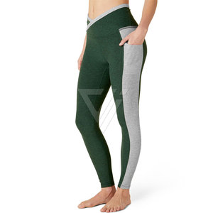 Servicio OEM, Leggings para Mujer, Pantalones Sólidos Transpirables, Ecológicos, de Spandex/Poliéster, Alta Calidad, Colores Personalizados, Logotipo, Ropa de Gimnasio - Product Image 1