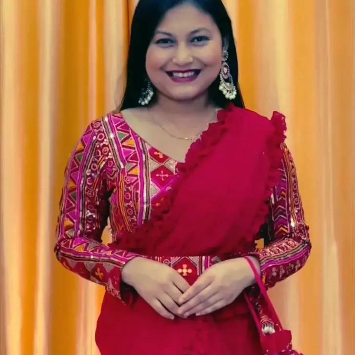 FULPARI WOMAN SAREE NEW FASHION新作サリーパーティーウェア伝統的なインドのサリーカラーラニピンク