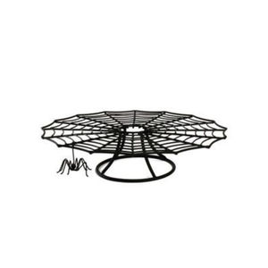 Soporte Minimalista para Tartas de Alambre de Hierro con Acabado Blanco de un Solo Nivel para el Hogar, Bodas, Fiestas de Cumpleaños, Exhibición de Alimentos en Mesa - Product Image 6