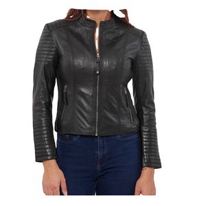 Veste en cuir cloutée légère de qualité supérieure pour femmes Nouveau style Veste en cuir cloutée confortable et respirante pour femmes - Product Image 1