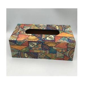 Porte-serviettes design classique support de boîte à mouchoirs en bois de la meilleure qualité pour la maison porte-serviettes décoratif au meilleur prix - Product Image 1