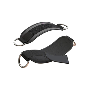 Breathable High Quality Gym Ankle Strap Double D-ring Adjustable Ankle Straps for Weightlifting & <b>Leg</b> Exercise - Product Image 6