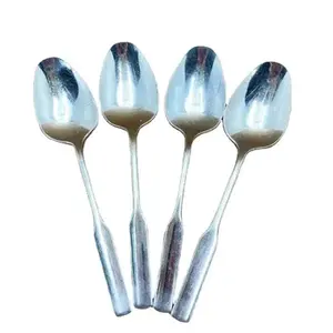 ช้อนสแตนเลสสำหรับงานแต่งงานแบบโบราณสีเทาจากอินเดียเหมาะสำหรับเครื่องครัวอุปกรณ์ทำอาหารชุดเครื่องใช้ในบ้าน - Product Image 1