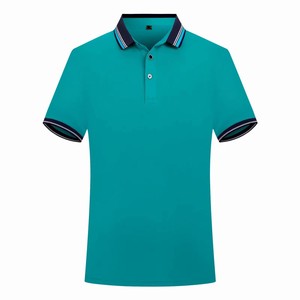 T-shirt unisexe en coton tricoté léger de qualité supérieure, respirant, à manches courtes, infroissable, décontracté, pour le golf, personnalisable - Product Image 3