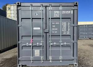 Contenedor de Carga de Acero HCSO de 20 Pies, Contenedor de Transporte con Puerta con Cerradura para Almacenamiento Logístico - Product Image 5