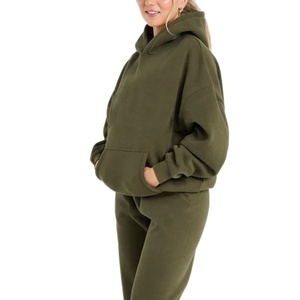 Nouvelle arrivée Top tendance Coupe ample Survêtements pour femmes Streetwear décontracté Survêtements à manches longues Conception et impression personnalisées - Product Image 4