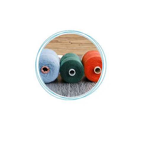 Top Sell 2023 Top Grade Natural and Synthetic Fibre Made Yarn with Customized Colored For Sale By Indian Exporters