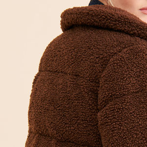 Nouvelle conception, vente en gros, manteau d'hiver très vendu, veste bomber en sherpa personnalisée pour femmes, imperméable, respirante, coupe-vent, prix d'usine 2026 - Product Image 5