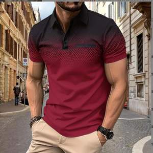 เสื้อโปโลผู้ชาย ผ้าโพลีเอสเตอร์ผสมคอตตอน ระบายอากาศได้ดี ทรงโอเวอร์ไซส์ ไซส์พลัส สีพื้น ย้อมสีเรียบ โลโก้  ขายดี รับออกแบบตามสั่ง บริการ OEM - Product Image 4