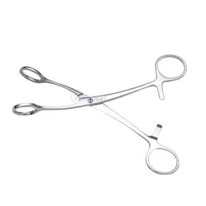 Pinzas de Sujeción de Esponja Quirúrgica Rectas de Acero Inoxidable, Pinza para Apósitos para Uso Clínico Hospitalario, Suministros Médicos para Quirófano - Product Image 3