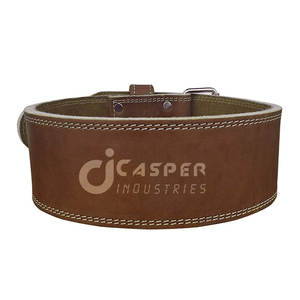 Nouveauté ceinture de levage en cuir de vachette équipement de musculation d'entraînement de fitness le plus vendu en cuir PU d'origine personnalisable - Product Image 3