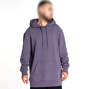 Nuevas sudaderas con capucha de moda para hombre, otoño invierno, estilo urbano, manga larga, holgadas, de color sólido, informales, de forro polar, extragrandes, en oferta. - Product Image 1