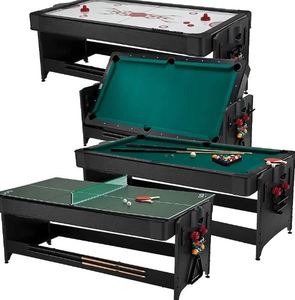 Nouvelle table de jeu 3-en-1 Fat-Cat Original Pockey Caractéristiques Air Hockey Billard Tennis de table - Product Image 2