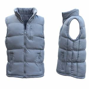 Nouveau hommes épais bouffant bouffant sans manches veste hiver épais gilet matelassé veste imperméable extérieur bouffant vestes RRI-MJ-25 - Product Image 3