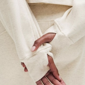 Sudadera con capucha ligera y cómoda para correr para mujer, sudaderas con capucha de talla pequeña para Adultos Activos con forro polar térmico de invierno transpirable - Product Image 5