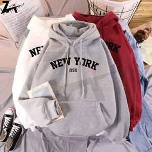 Sweat à capuche surdimensionné pour homme Broderie 3D Coton lourd Y2k Automne Hiver Décontracté - Product Image 4