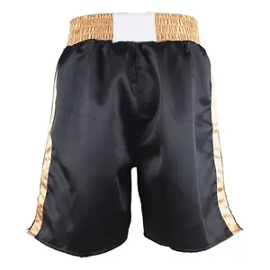 Боксерские шорты черного цвета, лидер продаж, роскошные боксерские шорты по низкой цене, Популярные Индивидуальные боксерские шорты